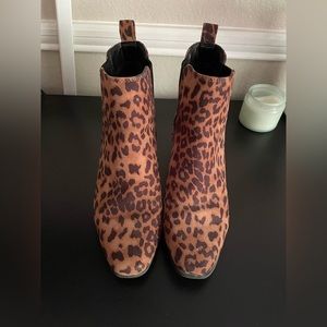 A New Day Leopard Booties